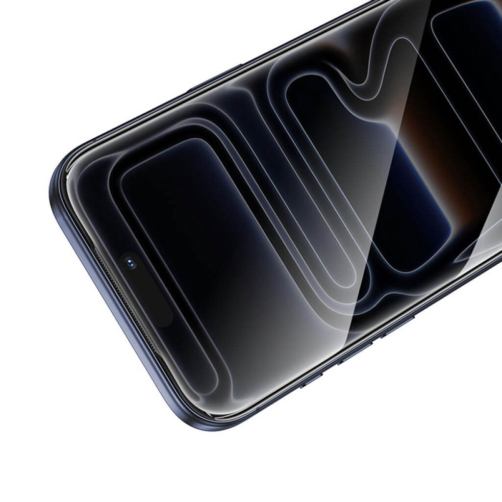 Защитное стекло Apple iPhone 16 Pro, Hoco A888 Bear, Черный - № 4 Защитное стекло Apple iPhone 16 Pro, Hoco A888 Bear, Черный - № 4