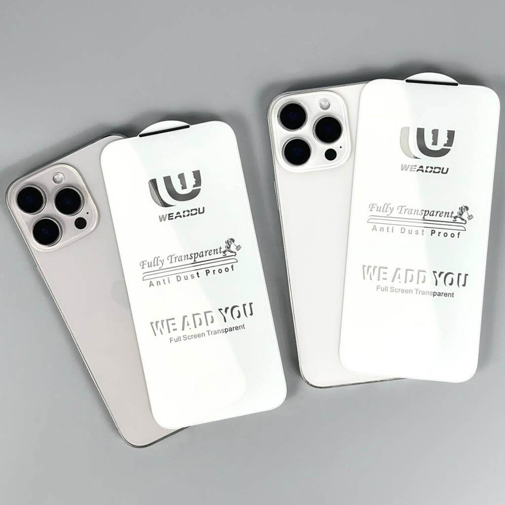 Защитное стекло Apple iPhone 13 Pro Max / iPhone 14 Plus, WEADDU, Прозрачный - № 5 Защитное стекло Apple iPhone 13 Pro Max / iPhone 14 Plus, WEADDU, Прозрачный - № 5
