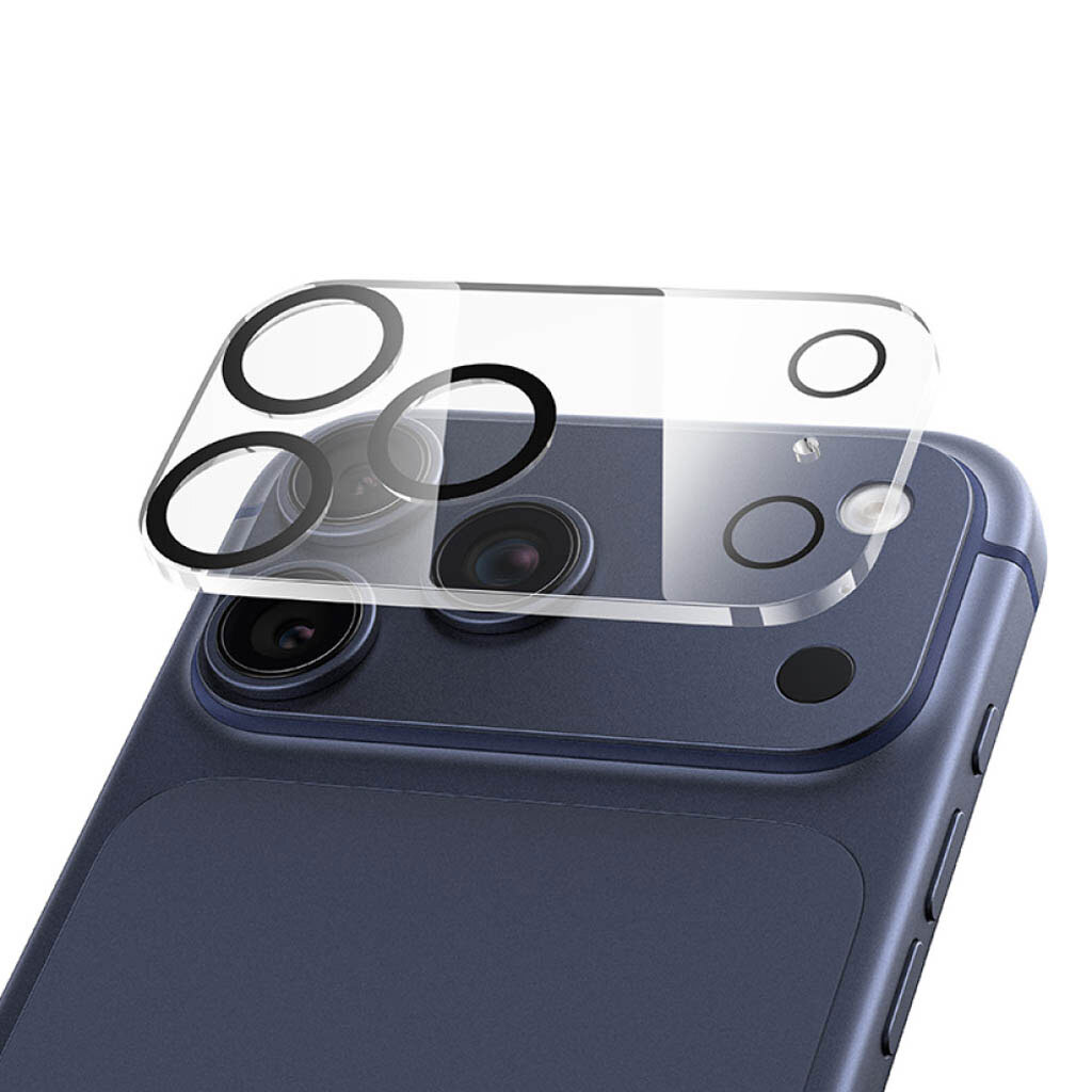 Защитное стекло камеры Apple iPhone 17 Pro, Hoco, 3D, Черный - № 6 Защитное стекло камеры Apple iPhone 17 Pro, Hoco, 3D, Черный - № 6