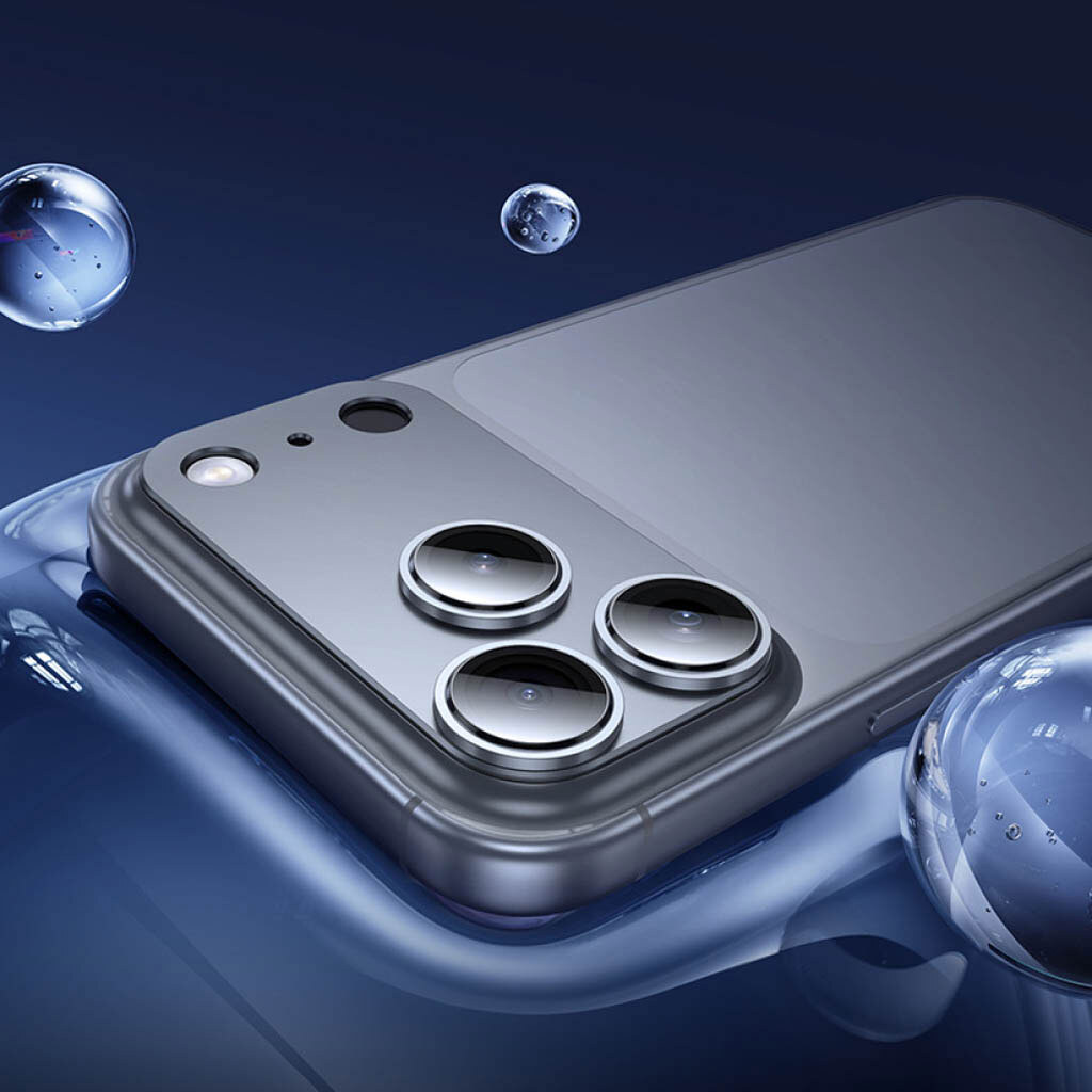 Защитное стекло камеры Apple iPhone 17 Pro Max, Hoco V16, Серый - № 5 Защитное стекло камеры Apple iPhone 17 Pro Max, Hoco V16, Серый - № 5