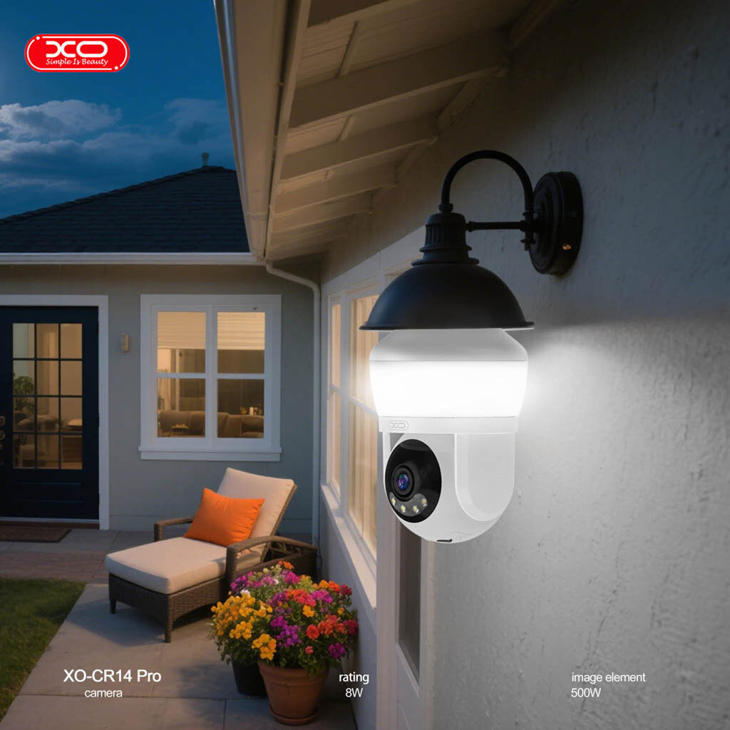 Камера XO CR14 Pro Premium Magic Bulb, Білий - № 5 Камера XO CR14 Pro Premium Magic Bulb, Білий - № 5