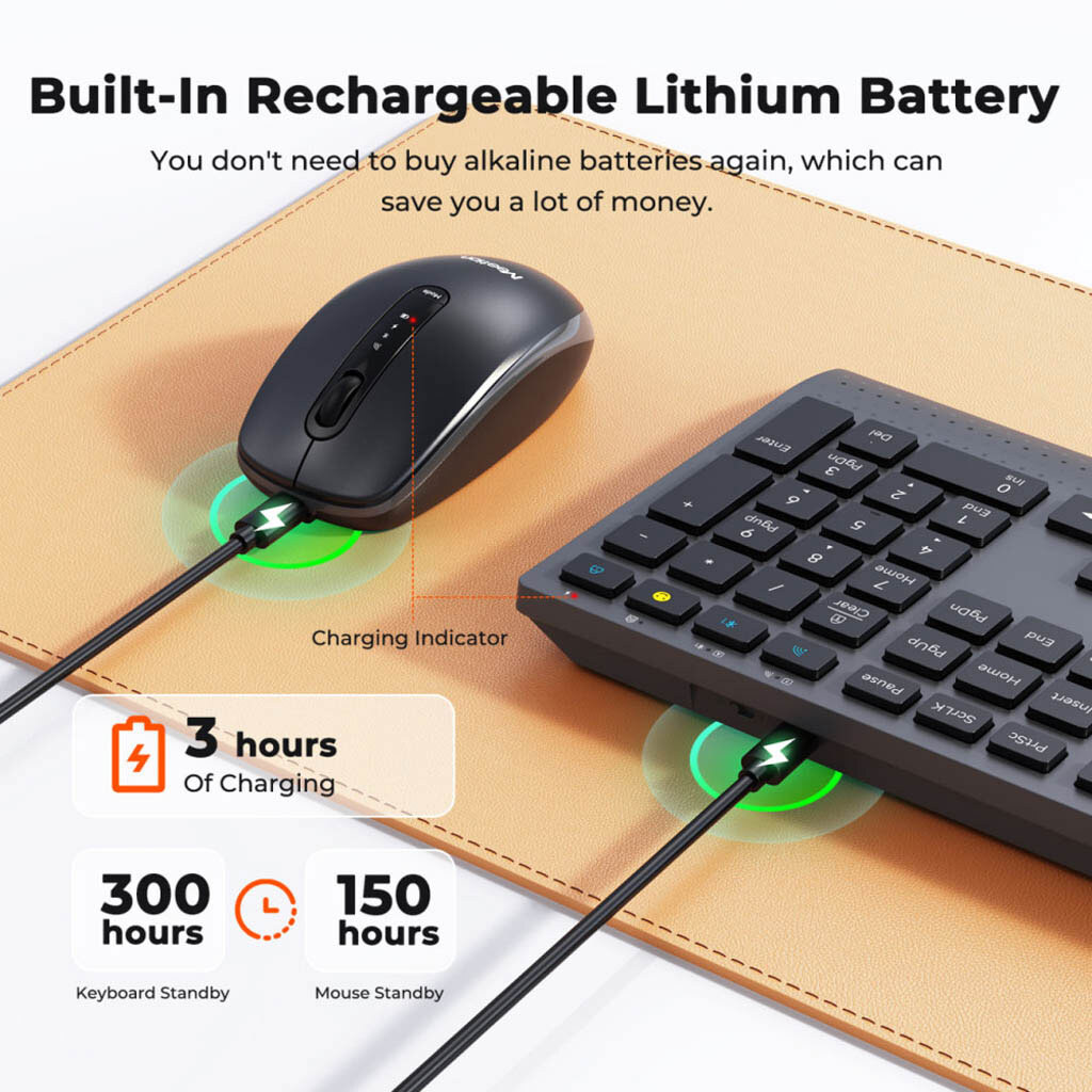 Клавиатура и мышь Meetion C2000, Черный - № 3 Клавиатура и мышь Meetion C2000, Черный - № 3