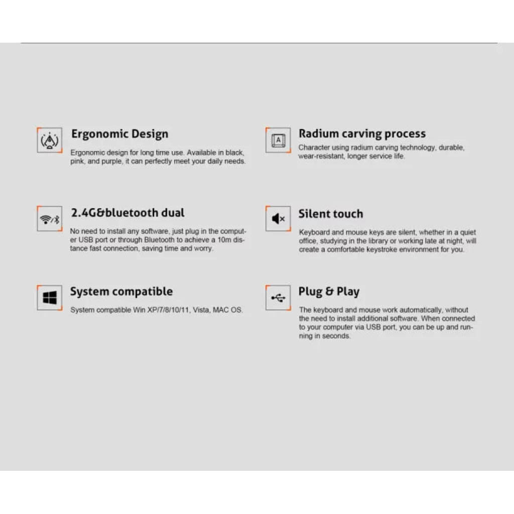 Клавіатура та миша Meetion Director B2, Чорний - № 10 Клавіатура та миша Meetion Director B2, Чорний - № 10