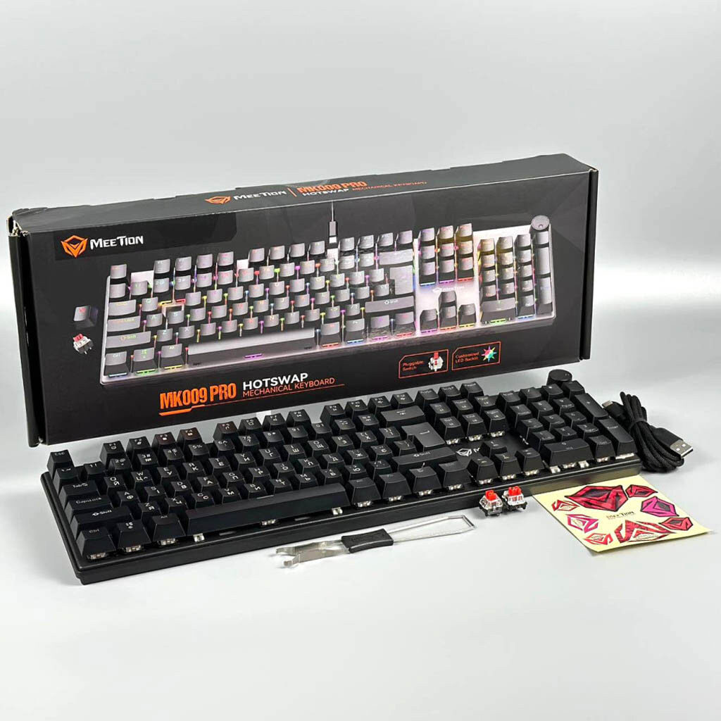 Клавіатура Meetion MK009 Pro, Чорний - № 11 Клавіатура Meetion MK009 Pro, Чорний - № 11