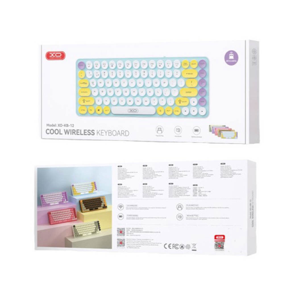 Клавиатура XO KB-12, Серый - № 4 Клавиатура XO KB-12, Серый - № 4