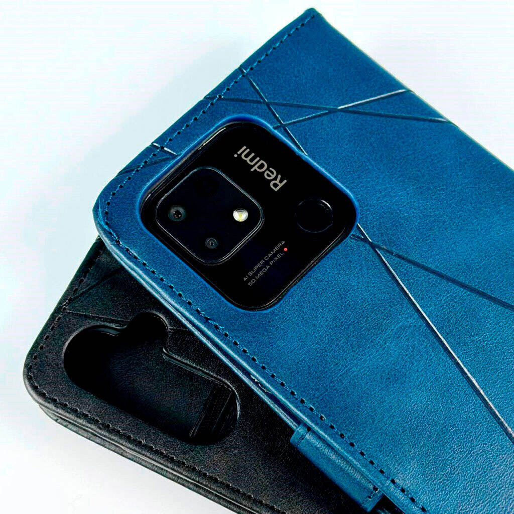 Чехол (книжка) Xiaomi Poco C85 / Redmi 15C, Business Clasp, Синий - № 4 Чехол (книжка) Xiaomi Poco C85 / Redmi 15C, Business Clasp, Синий - № 4