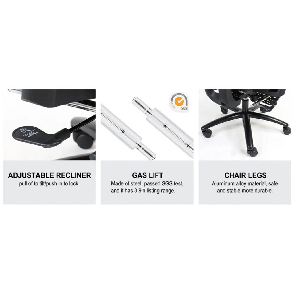 Крісло геймерське Meetion MT-CHR31, Чорний - № 9 Крісло геймерське Meetion MT-CHR31, Чорний - № 9