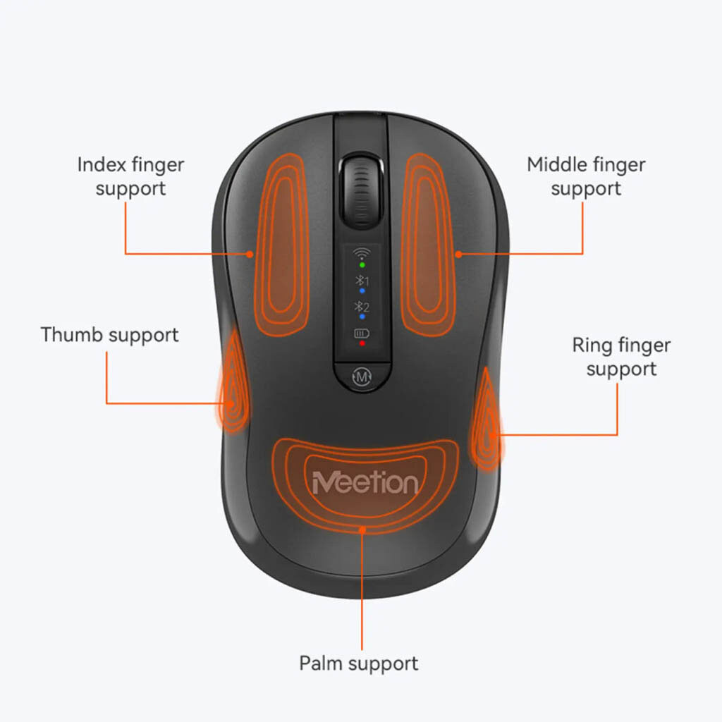 Мышь Meetion BTM185R, Черный - № 4 Мышь Meetion BTM185R, Черный - № 4