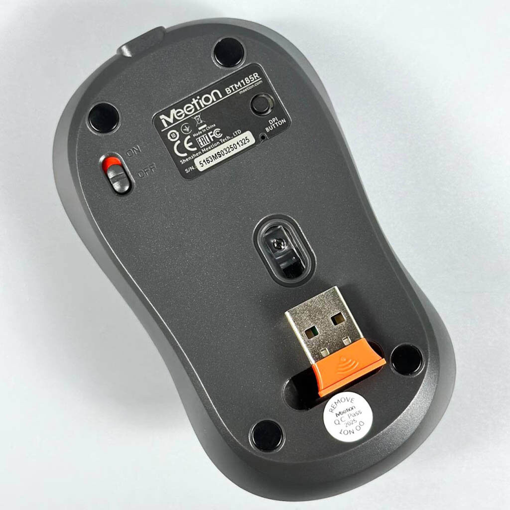 Мышь Meetion BTM185R, Черный - № 9 Мышь Meetion BTM185R, Черный - № 9