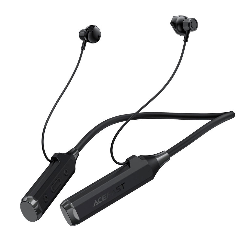 Bluetooth-гарнітура AceFast N6 Sport, Стерео, Чорний - № 1 Bluetooth-гарнітура AceFast N6 Sport, Стерео, Чорний - № 1