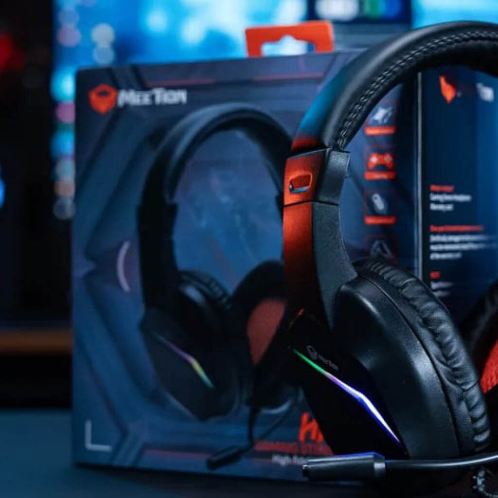 Навушники Meetion HP022, З мікрофоном, Чорний - № 6 Навушники Meetion HP022, З мікрофоном, Чорний - № 6