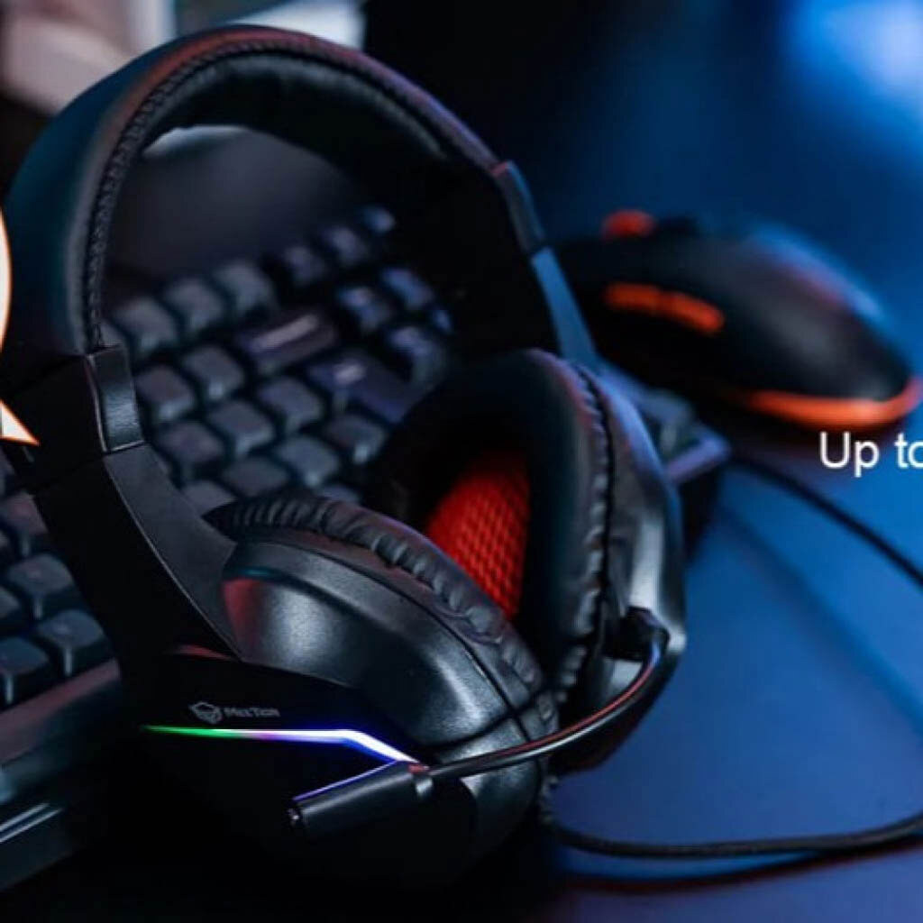 Навушники Meetion HP022, З мікрофоном, Чорний - № 8 Навушники Meetion HP022, З мікрофоном, Чорний - № 8