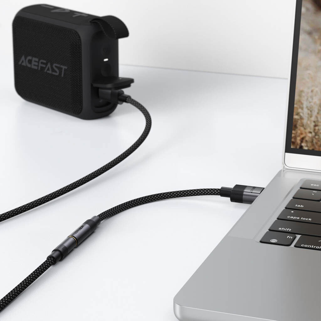 Адаптер AceFast J13, USB, 3.5 мм., Черный - № 6 Адаптер AceFast J13, USB, 3.5 мм., Черный - № 6