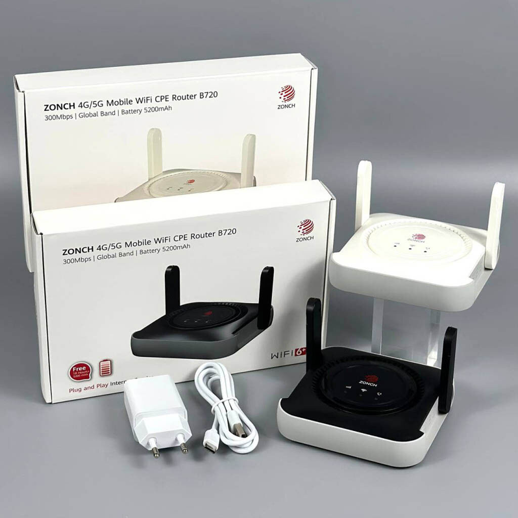 Портативный Wi-Fi роутер Zonch B720, Черный - № 7 Портативный Wi-Fi роутер Zonch B720, Черный - № 7