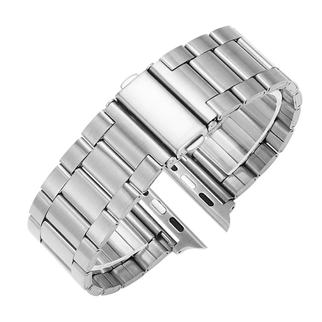 Ремінець Apple Watch 38 / Watch 40, Metal Watch Design 1, Срібний - № 1 Ремінець Apple Watch 38 / Watch 40, Metal Watch Design 1, Срібний - № 1