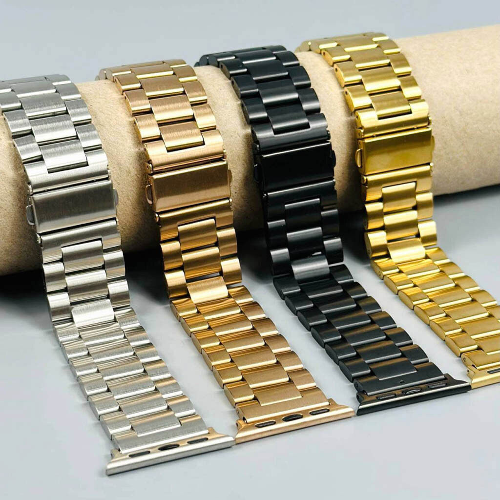 Ремінець Apple Watch 38 / Watch 40, Metal Watch Design 1, Срібний - № 5 Ремінець Apple Watch 38 / Watch 40, Metal Watch Design 1, Срібний - № 5