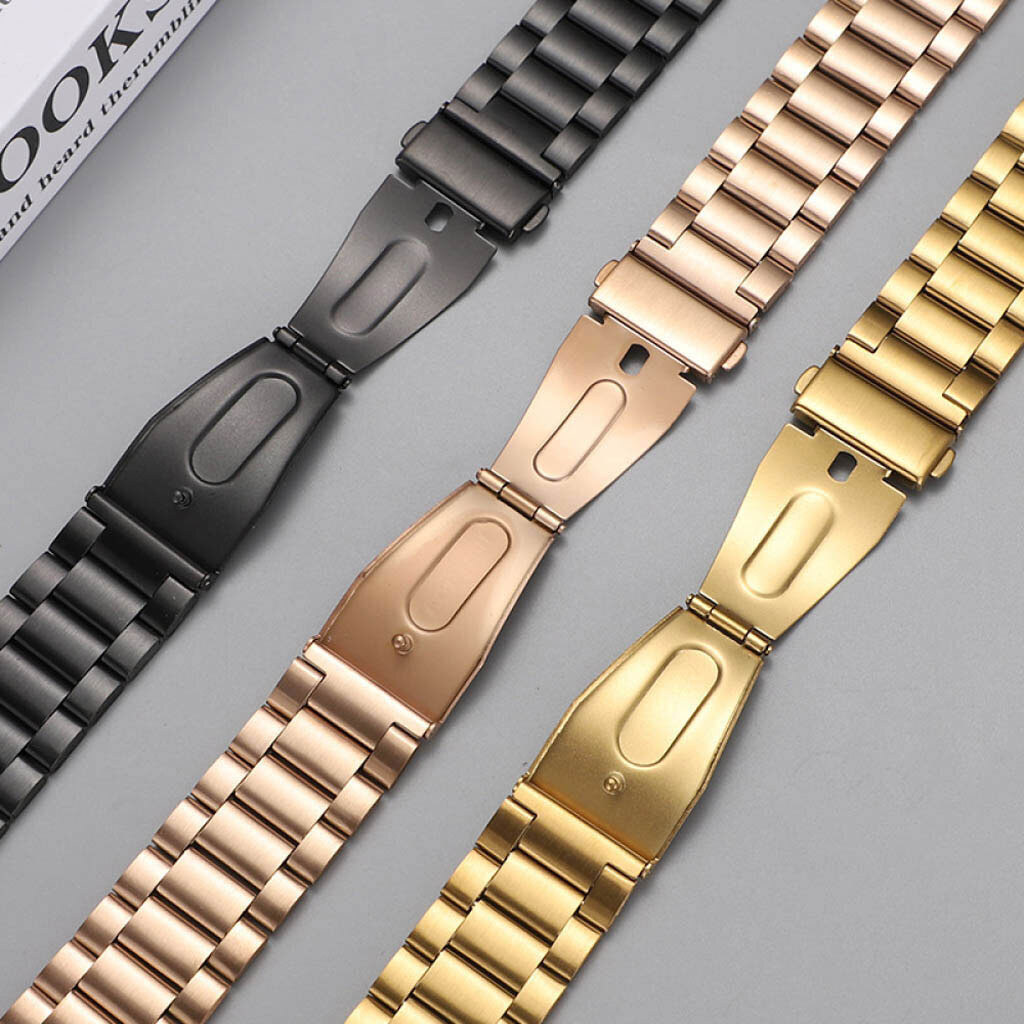 Ремінець Apple Watch 38 / Watch 40, Metal Watch Design 1, Срібний - № 7 Ремінець Apple Watch 38 / Watch 40, Metal Watch Design 1, Срібний - № 7