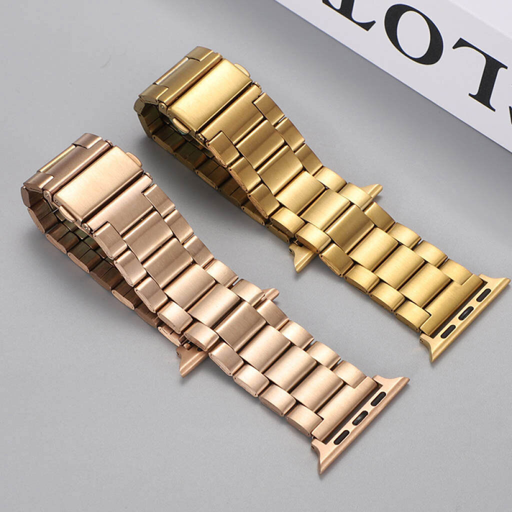 Ремінець Apple Watch 38 / Watch 40, Metal Watch Design 1, Срібний - № 8 Ремінець Apple Watch 38 / Watch 40, Metal Watch Design 1, Срібний - № 8