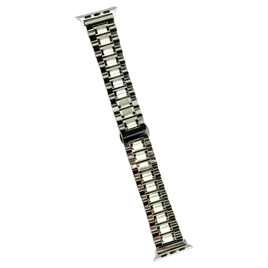 Ремешок Apple Watch 42 / Watch 44, Metal Watch Design 2, Серебряный - № 1 Ремешок Apple Watch 42 / Watch 44, Metal Watch Design 2, Серебряный - № 1