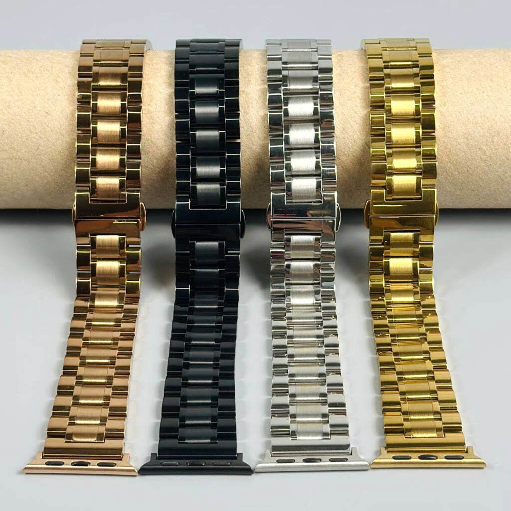 Ремешок Apple Watch 42 / Watch 44, Metal Watch Design 2, Серебряный - № 8 Ремешок Apple Watch 42 / Watch 44, Metal Watch Design 2, Серебряный - № 8