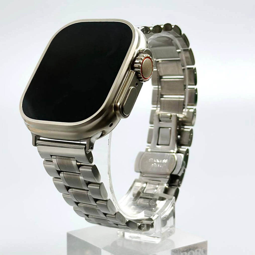 Ремінець Apple Watch 42 / Watch 44, Metal Watch Design 2, Чорний - № 2 Ремінець Apple Watch 42 / Watch 44, Metal Watch Design 2, Чорний - № 2