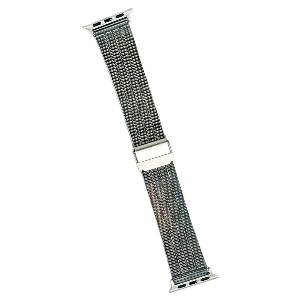 Ремінець Apple Watch 42 / Watch 44, Metal Watch Design 6, Срібний - № 1 Ремінець Apple Watch 42 / Watch 44, Metal Watch Design 6, Срібний - № 1