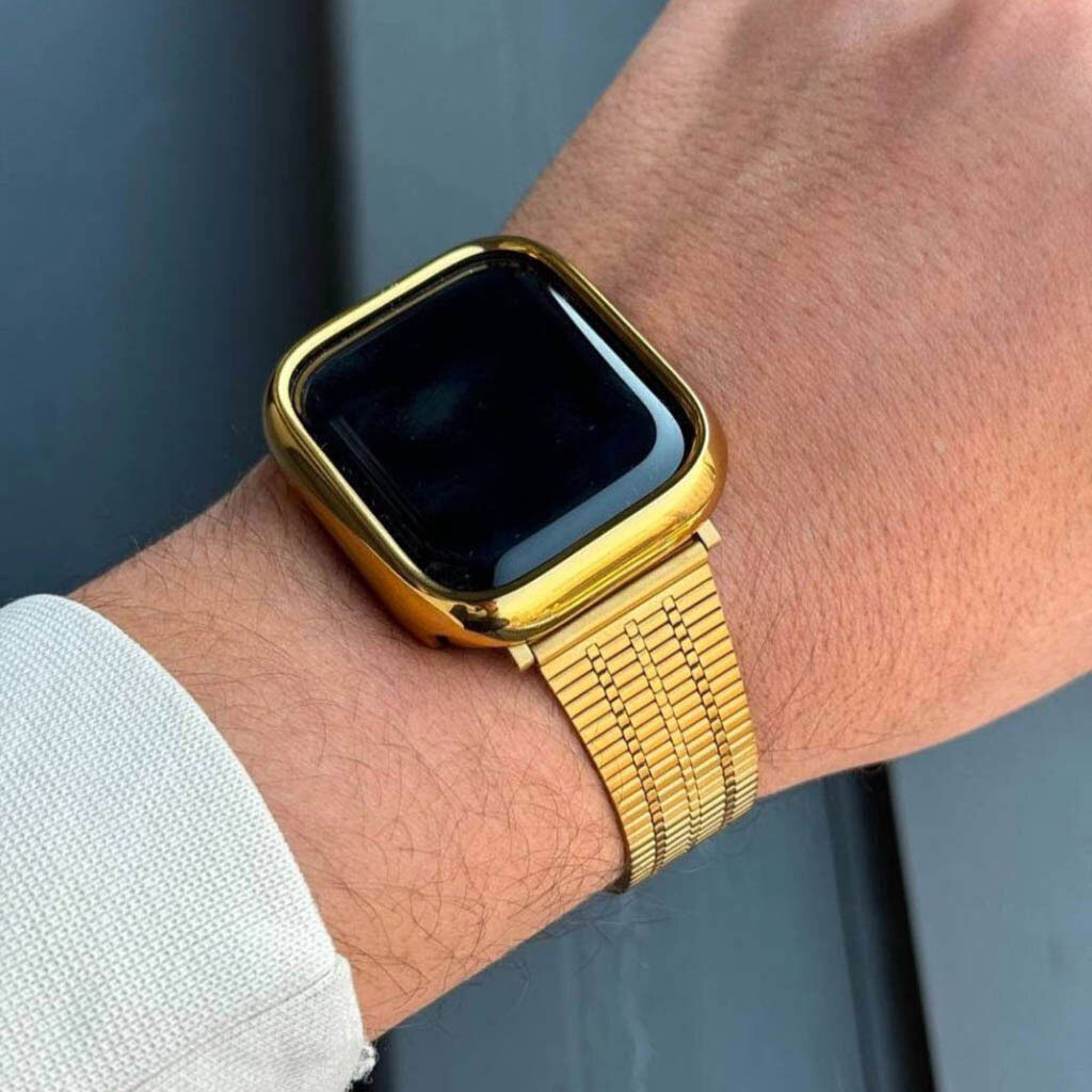 Ремінець Apple Watch 42 / Watch 44, Metal Watch Design 6, Чорний - № 2 Ремінець Apple Watch 42 / Watch 44, Metal Watch Design 6, Чорний - № 2