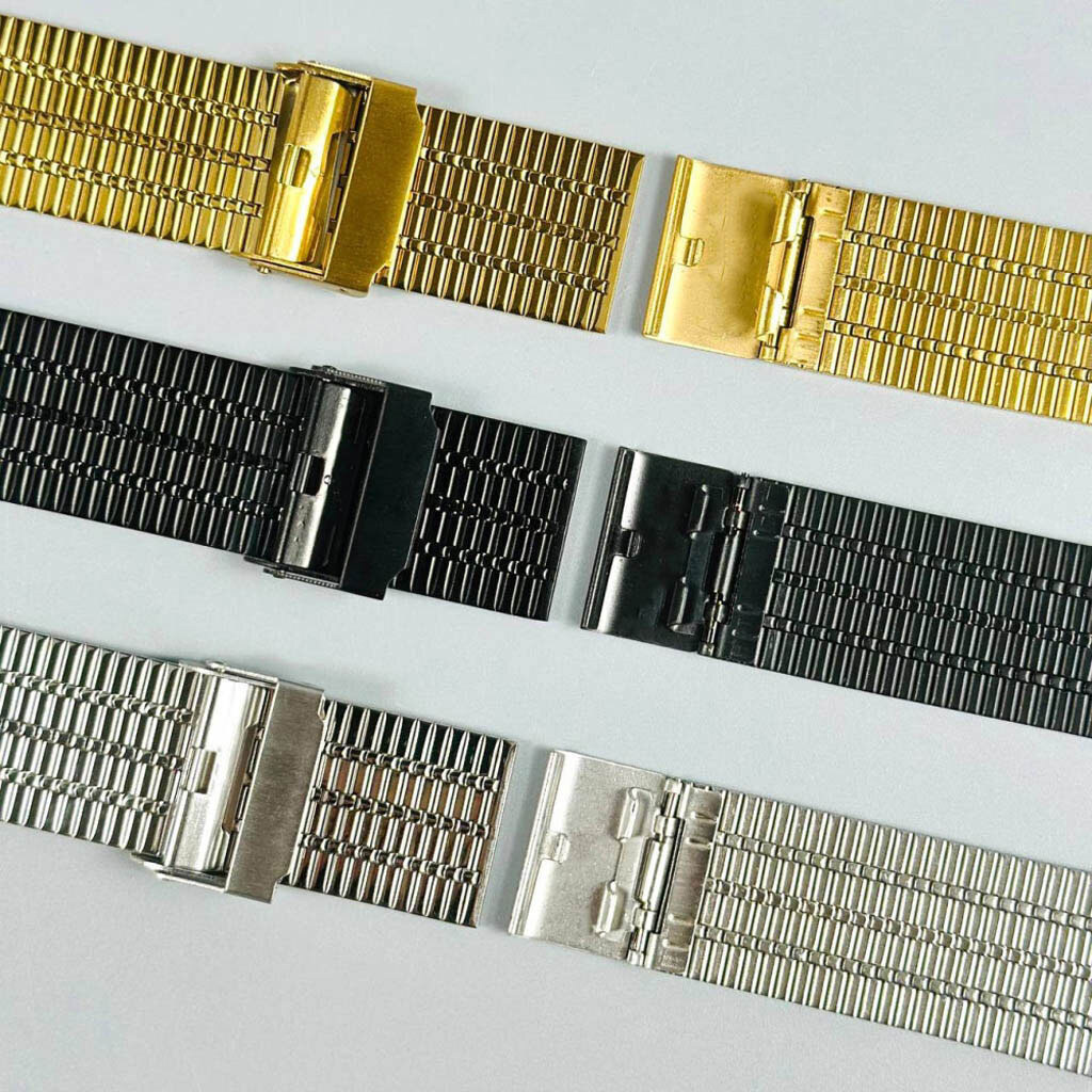 Ремінець Apple Watch 42 / Watch 44, Metal Watch Design 6, Чорний - № 3 Ремінець Apple Watch 42 / Watch 44, Metal Watch Design 6, Чорний - № 3