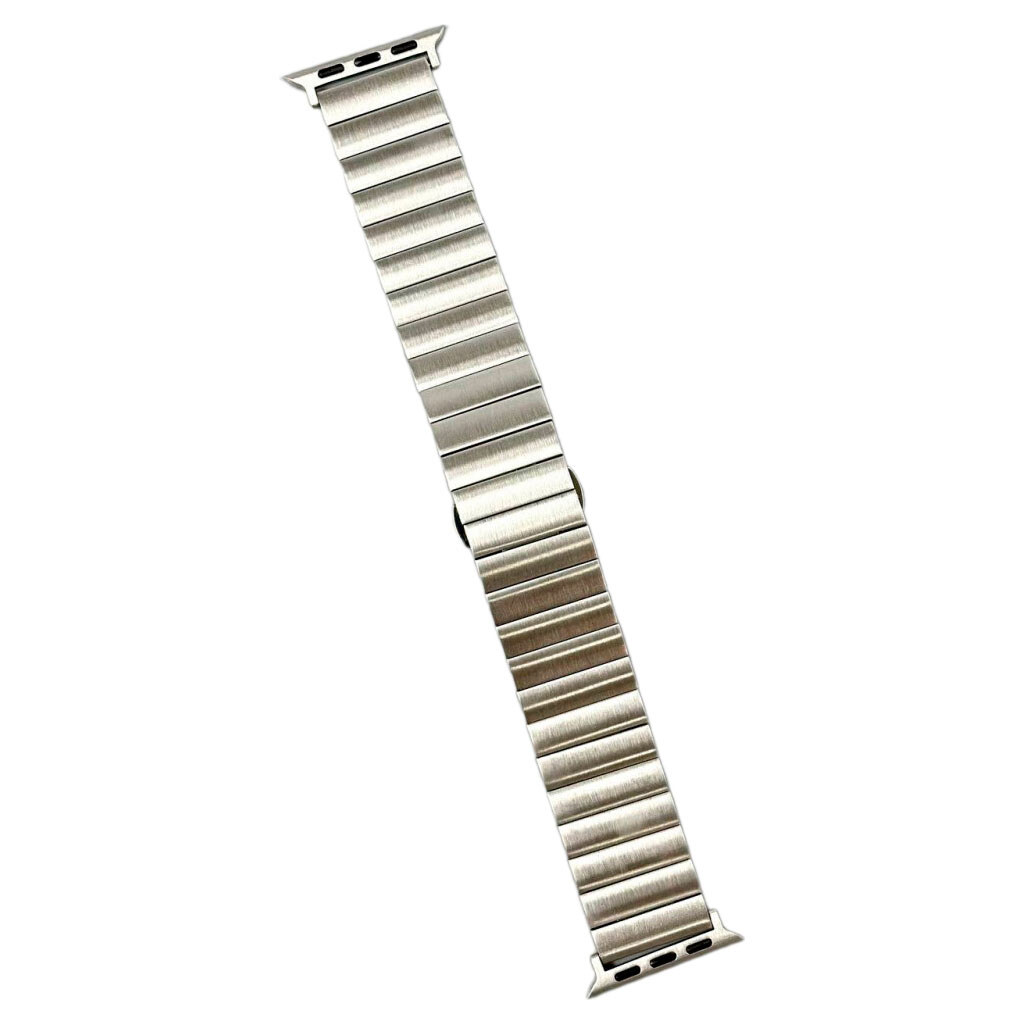 Ремінець Apple Watch 42 / Watch 44, Metal Watch Design 9, Срібний - № 1 Ремінець Apple Watch 42 / Watch 44, Metal Watch Design 9, Срібний - № 1