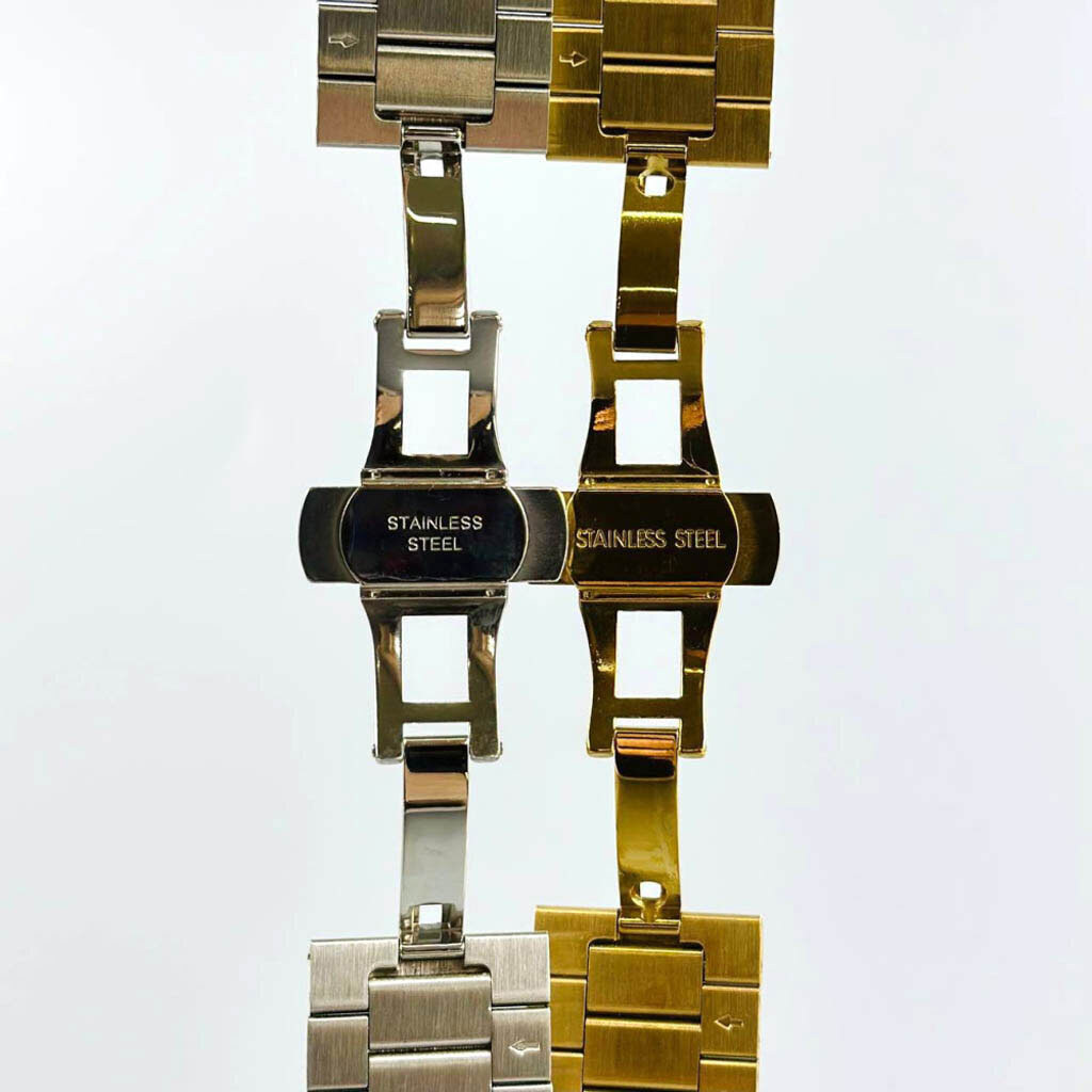 Ремінець Apple Watch 42 / Watch 44, Metal Watch Design 9, Срібний - № 3 Ремінець Apple Watch 42 / Watch 44, Metal Watch Design 9, Срібний - № 3