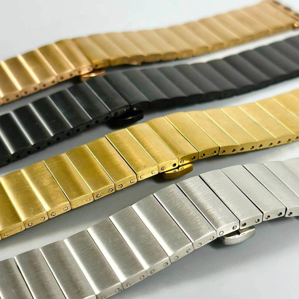 Ремінець Apple Watch 42 / Watch 44, Metal Watch Design 9, Срібний - № 4 Ремінець Apple Watch 42 / Watch 44, Metal Watch Design 9, Срібний - № 4