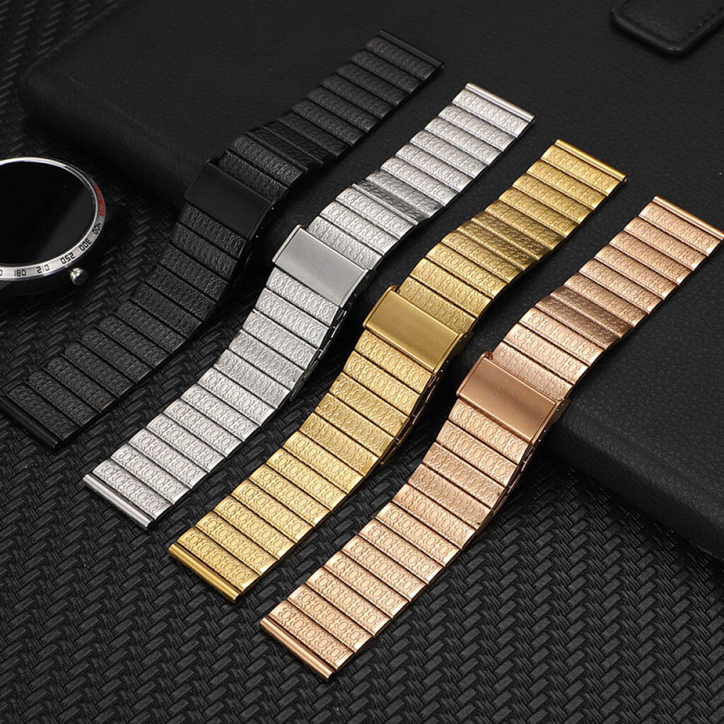 Ремінець універсальний, Metal Watch Design 13, Чорний - № 5 Ремінець універсальний, Metal Watch Design 13, Чорний - № 5