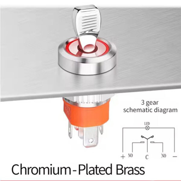 Тумблер LB16NZ-P20Z-R5-24V-N3 - № 1 Тумблер LB16NZ-P20Z-R5-24V-N3 - № 1