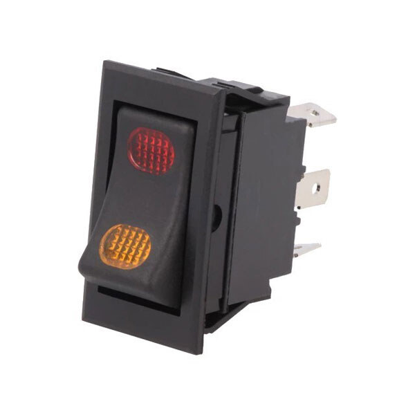 Микропереключатель рокерный R13-220BC-01-BBRY - № 1 Микропереключатель рокерный R13-220BC-01-BBRY - № 1