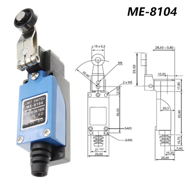 Концевой выключатель ME-8104 - № 1 Концевой выключатель ME-8104 - № 1
