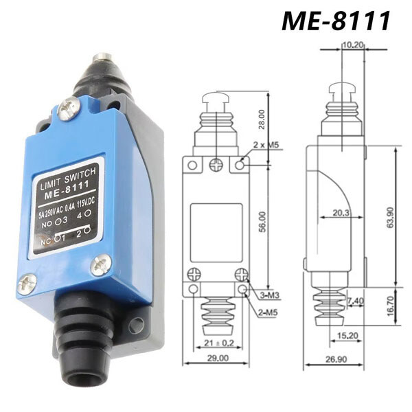Концевой выключатель ME-8111 - № 1 Концевой выключатель ME-8111 - № 1