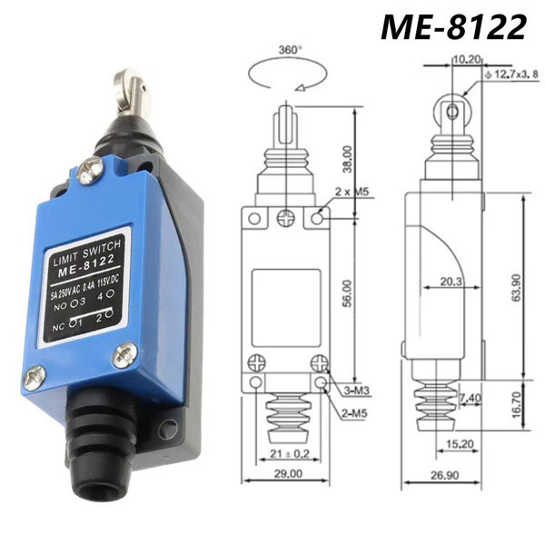 Концевой выключатель ME-8122 - № 1 Концевой выключатель ME-8122 - № 1