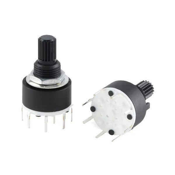 Поворотный переключатель RS16 Rotary Band Switch 1 Pole 5 - № 1 Поворотный переключатель RS16 Rotary Band Switch 1 Pole 5 - № 1