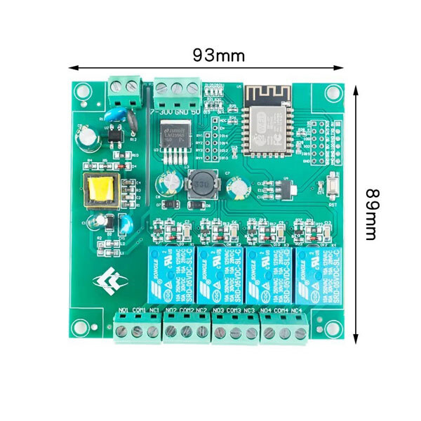 Релейный модуль Arduino ESP12F_Relay 4 Channels Relay Module - № 1 Релейный модуль Arduino ESP12F_Relay 4 Channels Relay Module - № 1