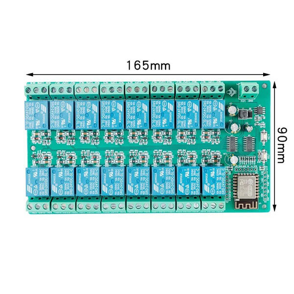 Релейный модуль Arduino ESP12F_Relay 16 Channels Relay Module - № 1 Релейный модуль Arduino ESP12F_Relay 16 Channels Relay Module - № 1