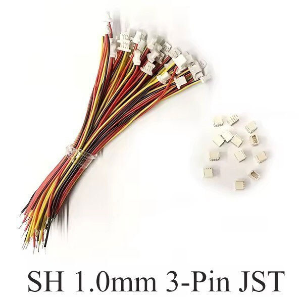 Разъем питания JST-SH-1.0-3P-100mm-Connector - № 1 Разъем питания JST-SH-1.0-3P-100mm-Connector - № 1