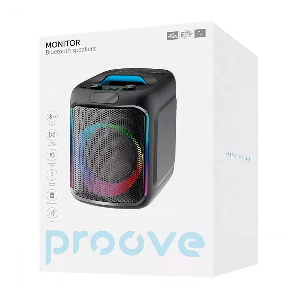 Портативная колонка Proove Monitor, Черный - № 5 Портативная колонка Proove Monitor, Черный - № 5