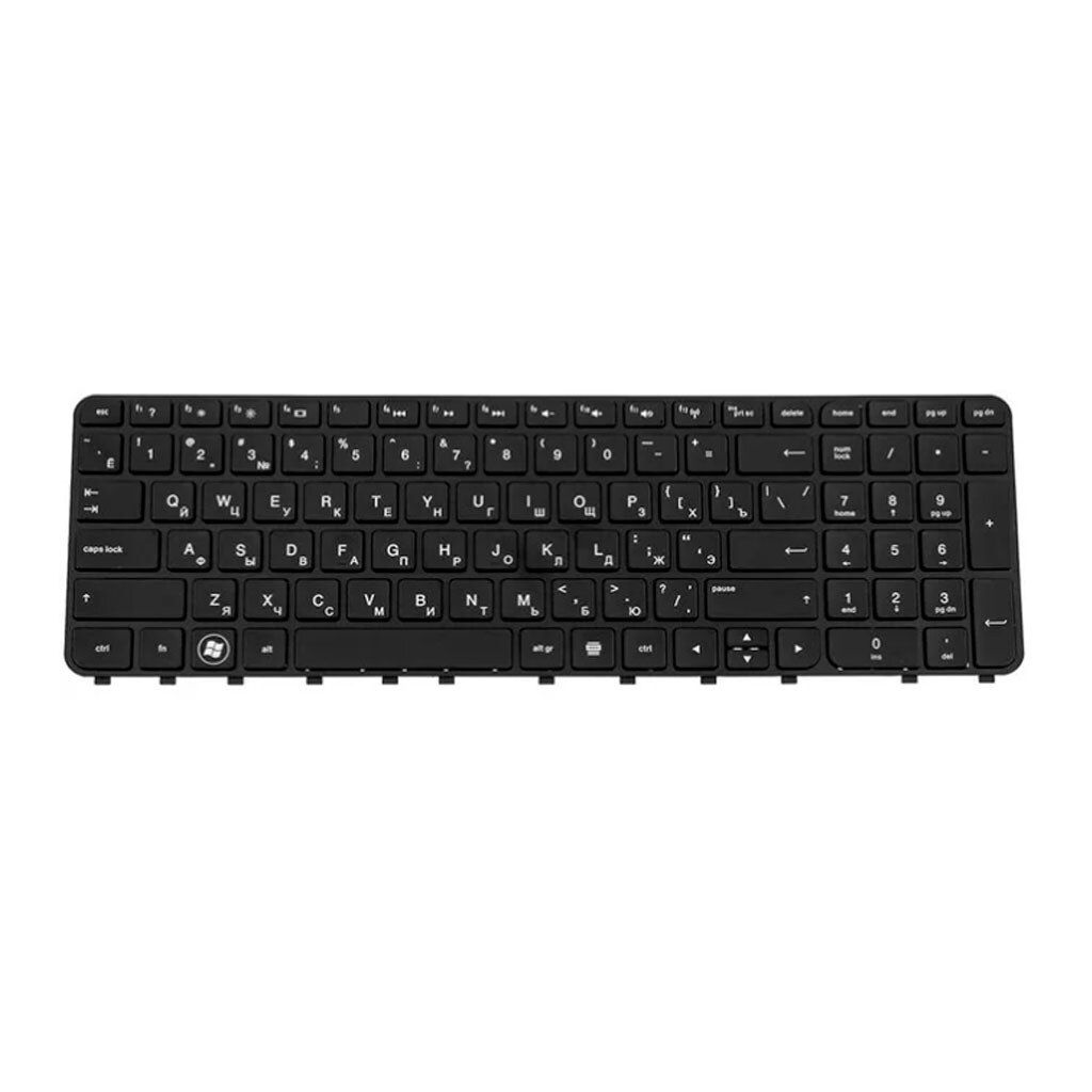 Клавіатура для ноутбука HP Envy m6-1000, Чорний - № 1 Клавіатура для ноутбука HP Envy m6-1000, Чорний - № 1