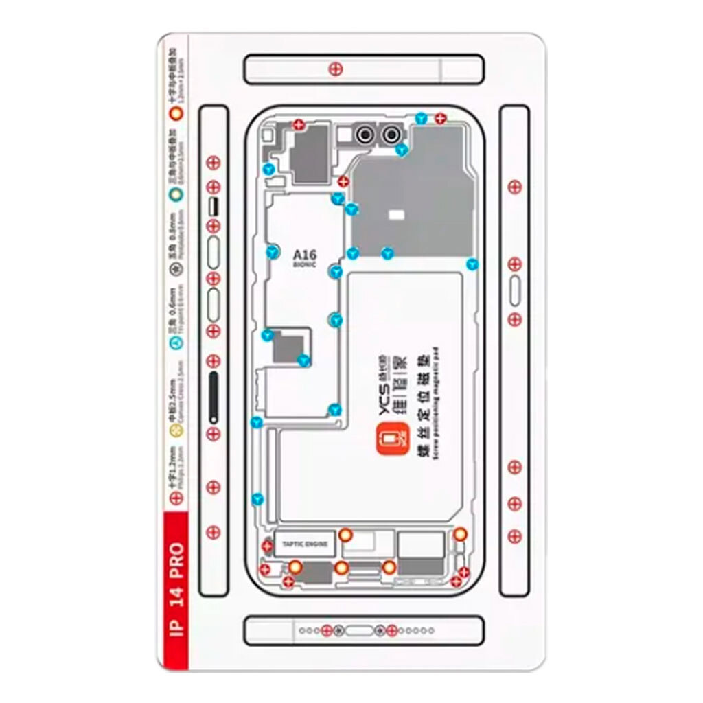 Магнитный коврик YCS Apple iPhone 14 Pro / iPhone 14 Pro Max - № 1 Магнитный коврик YCS Apple iPhone 14 Pro / iPhone 14 Pro Max - № 1