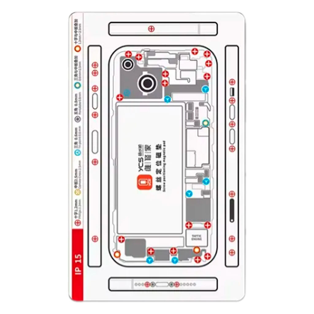 Магнитный коврик YCS Apple iPhone 15 / iPhone 15 Plus - № 1 Магнитный коврик YCS Apple iPhone 15 / iPhone 15 Plus - № 1