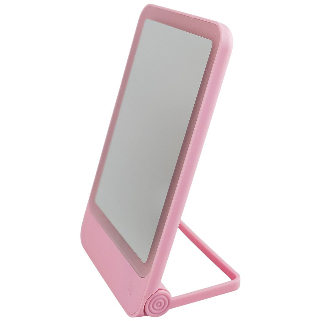 Зеркало настольное одностороннее прямоугольное с подсветкой 14х21 см - № 1 Зеркало настольное одностороннее прямоугольное с подсветкой 14х21 см - № 1