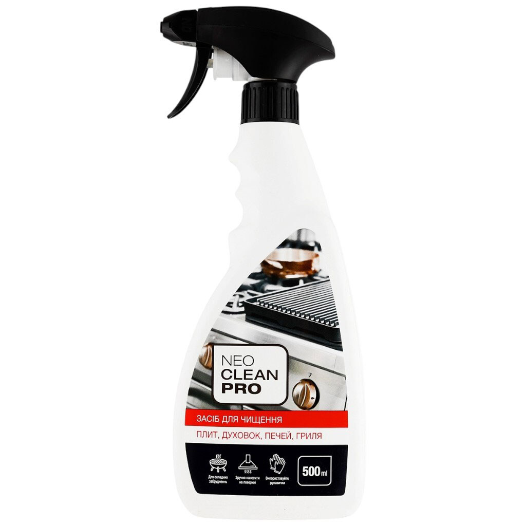 Чистящее средство для плит, духовок, печей, гриля NeoCleanPro 500 мл - № 1 Чистящее средство для плит, духовок, печей, гриля NeoCleanPro 500 мл - № 1