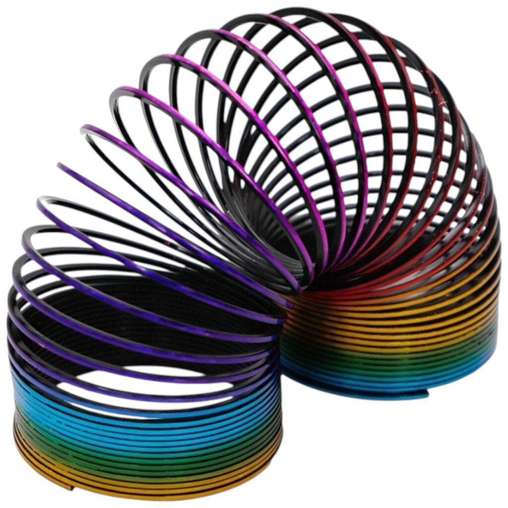 Игрушка Радуга-пружинка блестящая - № 2 Игрушка Радуга-пружинка блестящая - № 2