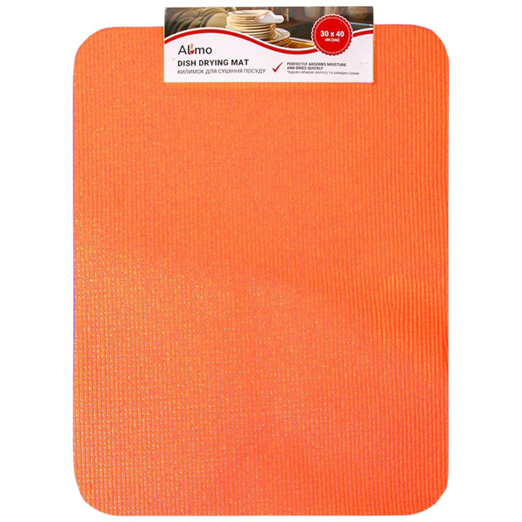 Килимок для сушки посуду прямокутний Almo однотонний - № 2 Килимок для сушки посуду прямокутний Almo однотонний - № 2