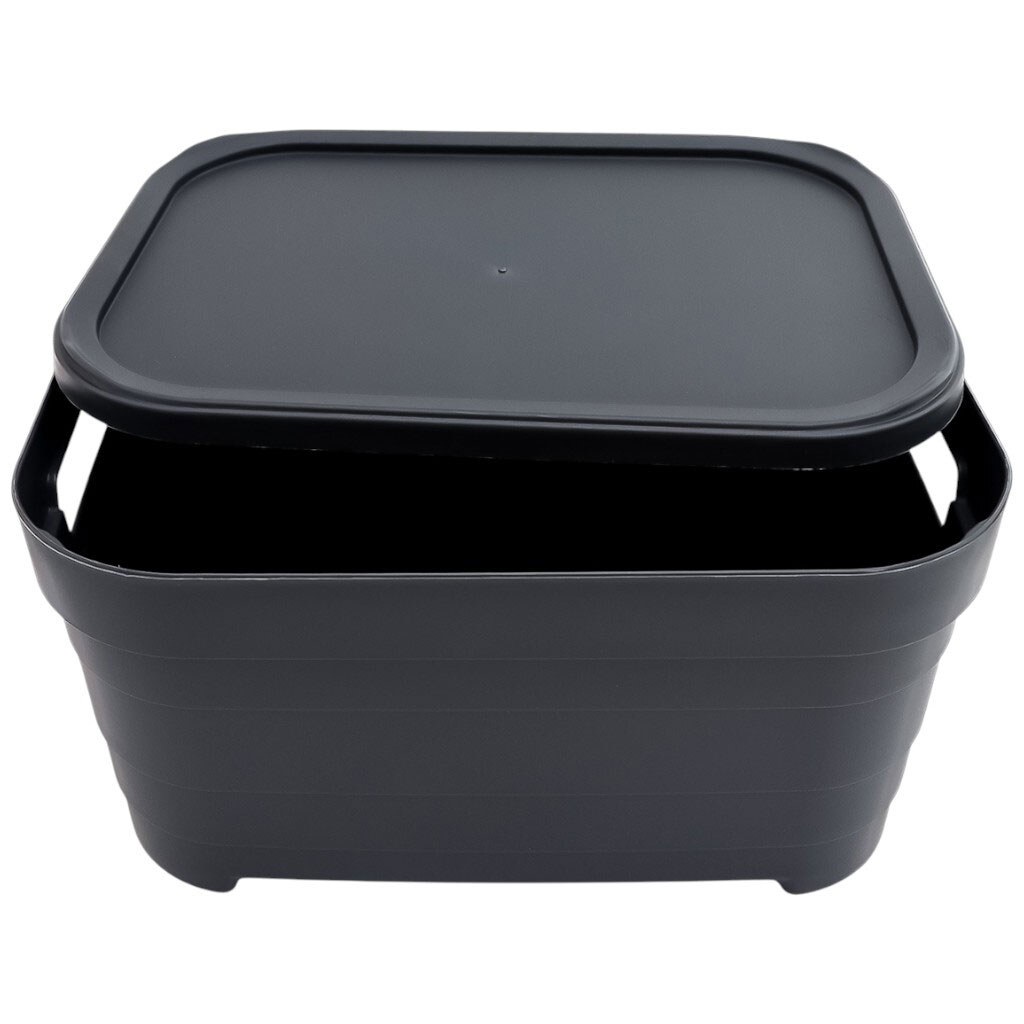 Корзина для хранения пластиковая с крышкой SoftChef 3,8 л - № 1 Корзина для хранения пластиковая с крышкой SoftChef 3,8 л - № 1